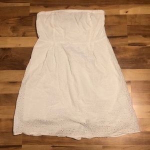 Old navy white strapless dress